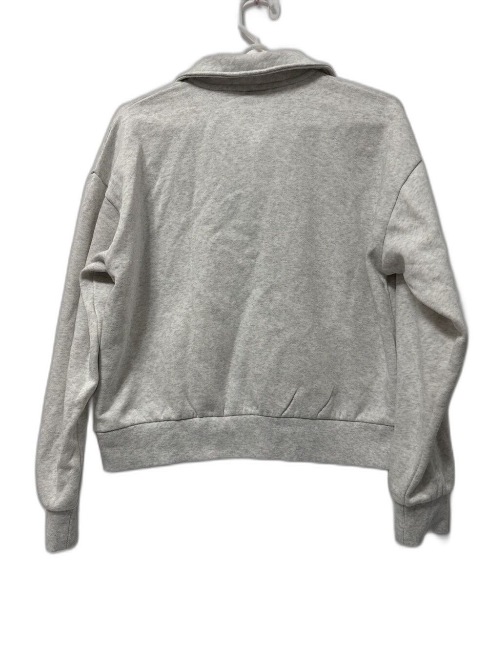 Universal Thread Women’s Cotton Collared Sweatshirt NWT Size M Gray - Picture 3 of 9